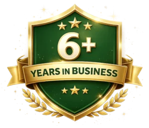 6+ years in business